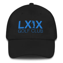 Swinger Logo Dad Hat - Aqua Logo by LXIX GOLF CLUB