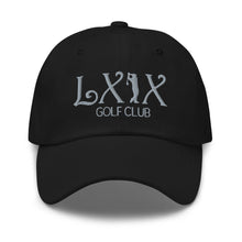 Curve Logo Dad Hat - Gray Logo by LXIX GOLF CLUB — view 2