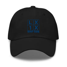 Four Box Logo Dad Hat - Blue Logo by LXIX GOLF CLUB — view 2
