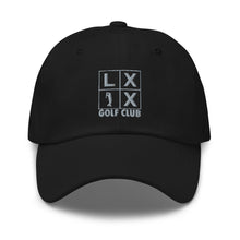 Four Box Logo Dad Hat - Gray Logo by LXIX GOLF CLUB