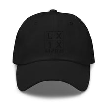 Four Box Logo Dad Hat - Black Logo by LXIX GOLF CLUB