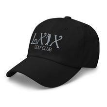 Curve Logo Dad Hat - Gray Logo by LXIX GOLF CLUB — view 4
