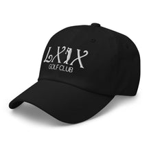Curve Logo Dad Hat - White Logo by LXIX GOLF CLUB — view 3