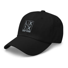 Four Box Logo Dad Hat - Gray Logo by LXIX GOLF CLUB — view 3