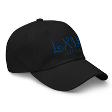 Curve Logo Dad Hat - Blue Logo by LXIX GOLF CLUB — view 3