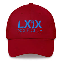 Swinger Logo Dad Hat - Aqua Logo by LXIX GOLF CLUB — view 2