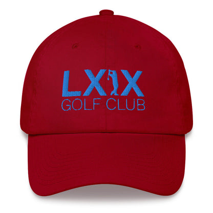 Swinger Logo Dad Hat - Aqua Logo by LXIX GOLF CLUB — view 2