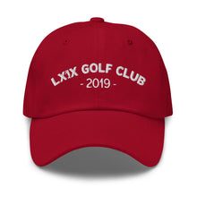 Arch Logo Dad Hat - White Logo by LXIX GOLF CLUB — view 4