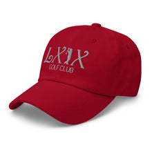 Curve Logo Dad Hat - Gray Logo by LXIX GOLF CLUB — view 9
