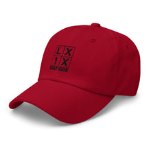 Four Box Logo Dad Hat - Black Logo by LXIX GOLF CLUB — view 9