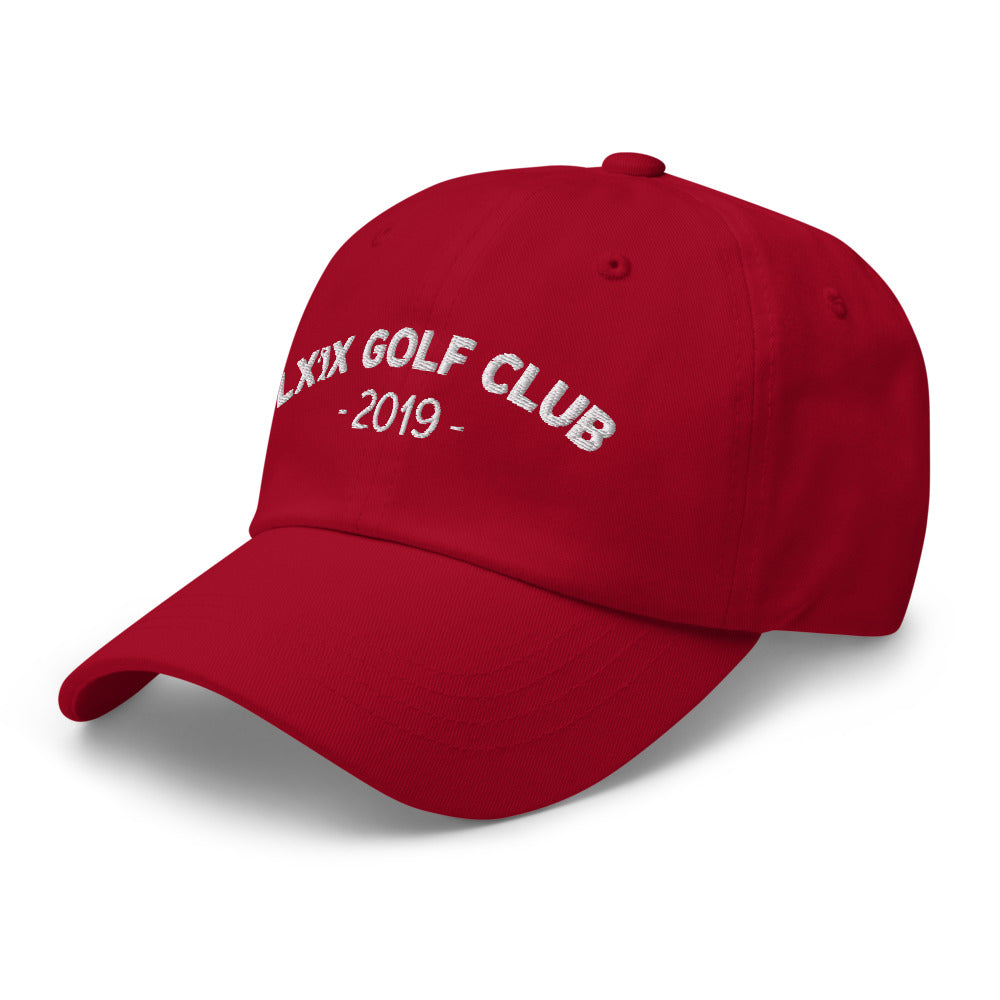 Arch Logo Dad Hat - White Logo by LXIX GOLF CLUB — view 6