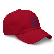 Four Box Logo Dad Hat - Blue Logo by LXIX GOLF CLUB — view 9