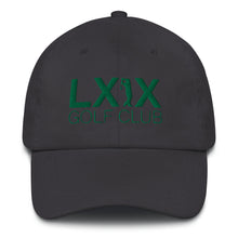 Swinger Logo Dad Hat - Kelly Green Logo by LXIX GOLF CLUB — view 3