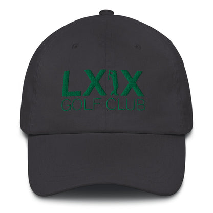 Swinger Logo Dad Hat - Kelly Green Logo by LXIX GOLF CLUB — view 3