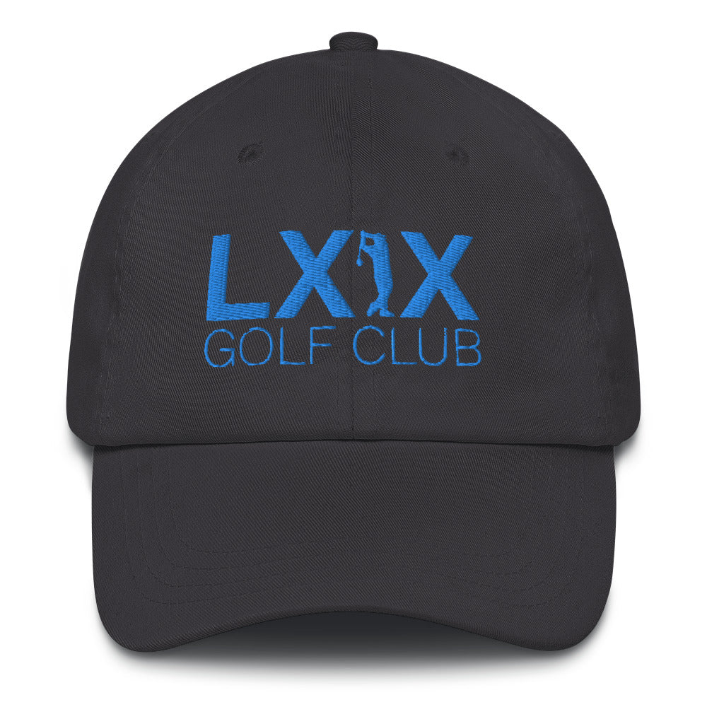 Swinger Logo Dad Hat - Aqua Logo by LXIX GOLF CLUB — view 4