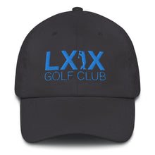 Swinger Logo Dad Hat - Aqua Logo by LXIX GOLF CLUB — view 4