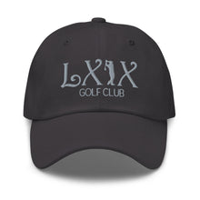 Curve Logo Dad Hat - Gray Logo by LXIX GOLF CLUB — view 13