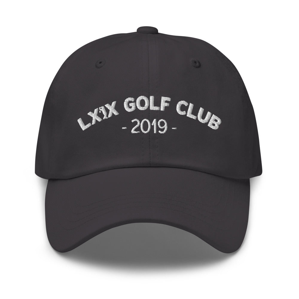 Arch Logo Dad Hat - White Logo by LXIX GOLF CLUB — view 10