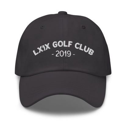 Arch Logo Dad Hat - White Logo by LXIX GOLF CLUB — view 10