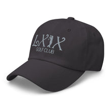 Curve Logo Dad Hat - Gray Logo by LXIX GOLF CLUB — view 15