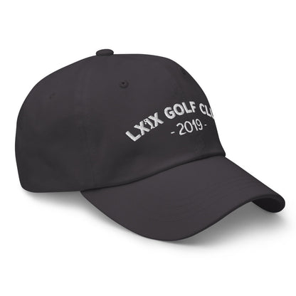 Arch Logo Dad Hat - White Logo by LXIX GOLF CLUB — view 11