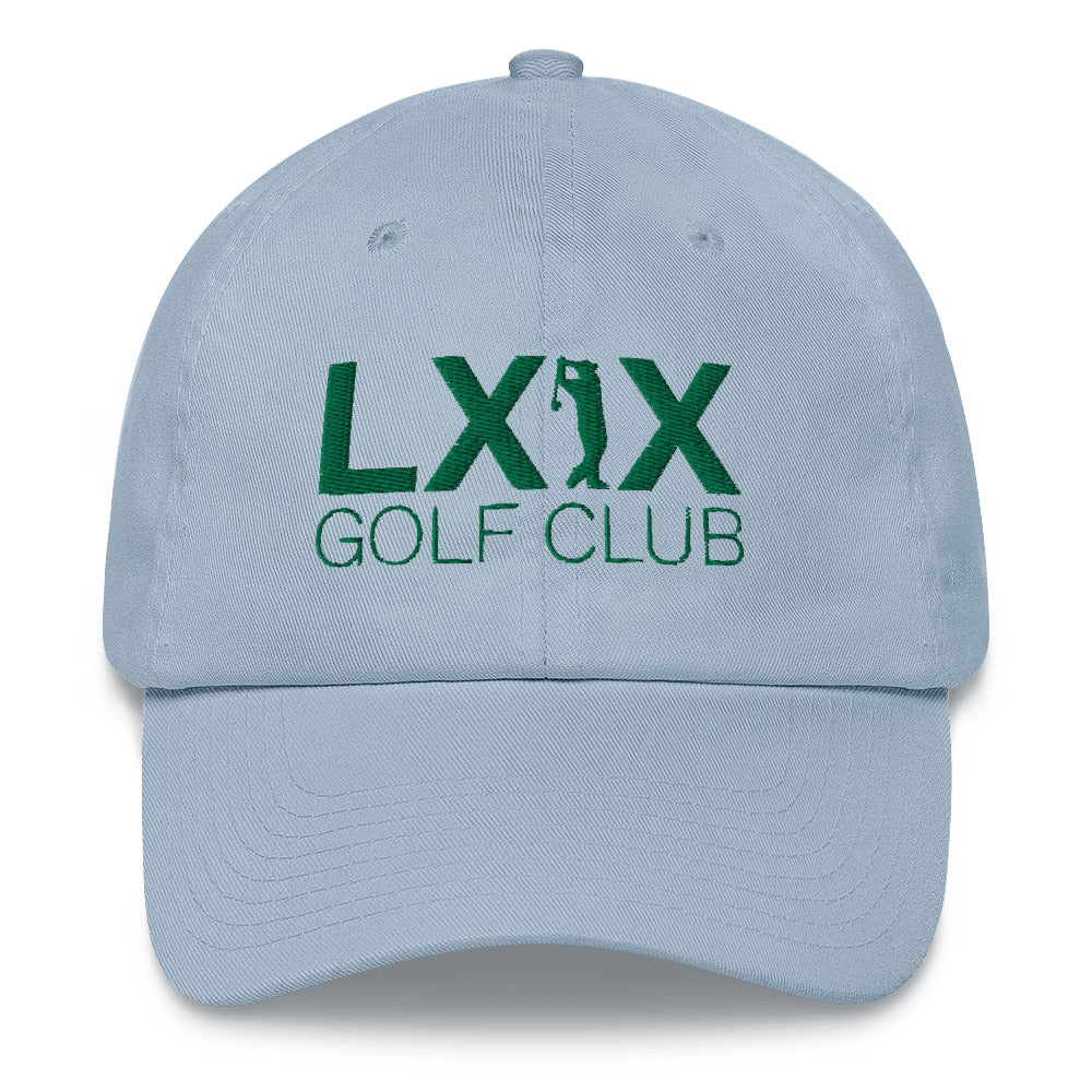 Swinger Logo Dad Hat - Kelly Green Logo by LXIX GOLF CLUB — view 5