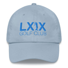 Swinger Logo Dad Hat - Aqua Logo by LXIX GOLF CLUB — view 6
