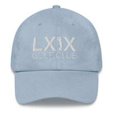 Swinger Logo Dad Hat - White Logo by LXIX GOLF CLUB — view 6