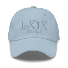 Curve Logo Dad Hat - Gray Logo by LXIX GOLF CLUB — view 19