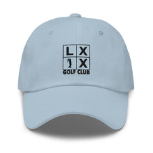 Four Box Logo Dad Hat - Black Logo by LXIX GOLF CLUB — view 19