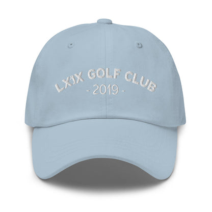 Arch Logo Dad Hat - White Logo by LXIX GOLF CLUB — view 16