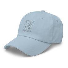 Four Box Logo Dad Hat - Gray Logo by LXIX GOLF CLUB — view 21