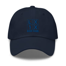 Four Box Logo Dad Hat - Blue Logo by LXIX GOLF CLUB — view 5