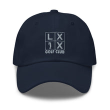 Four Box Logo Dad Hat - Gray Logo by LXIX GOLF CLUB — view 4