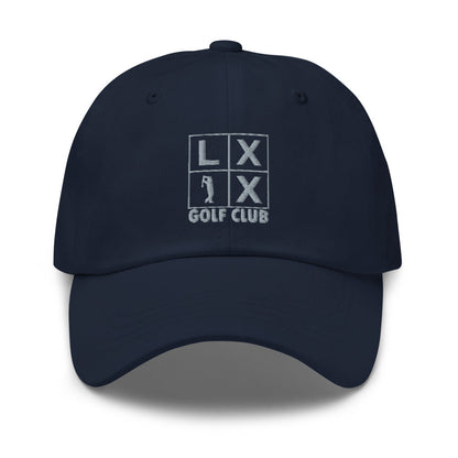 Four Box Logo Dad Hat - Gray Logo by LXIX GOLF CLUB — view 4