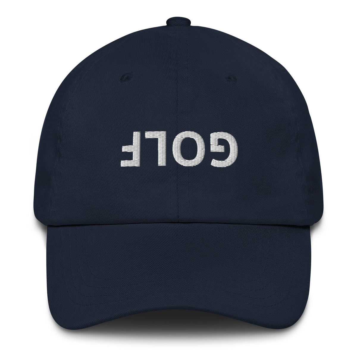 Upside Down Golf Dad Hat by LXIX GOLF CLUB