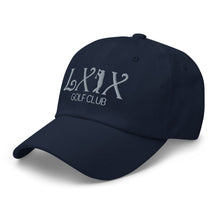 Curve Logo Dad Hat - Gray Logo by LXIX GOLF CLUB — view 6