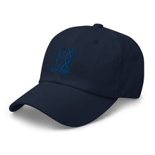 Four Box Logo Dad Hat - Blue Logo by LXIX GOLF CLUB — view 7