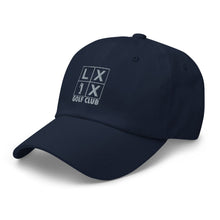 Four Box Logo Dad Hat - Gray Logo by LXIX GOLF CLUB — view 6
