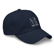 Four Box Logo Dad Hat - Gray Logo by LXIX GOLF CLUB — view 5