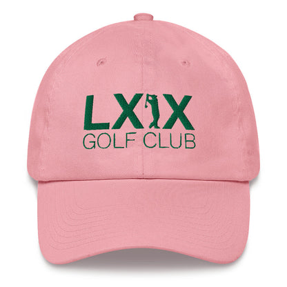 Swinger Logo Dad Hat - Kelly Green Logo by LXIX GOLF CLUB — view 4