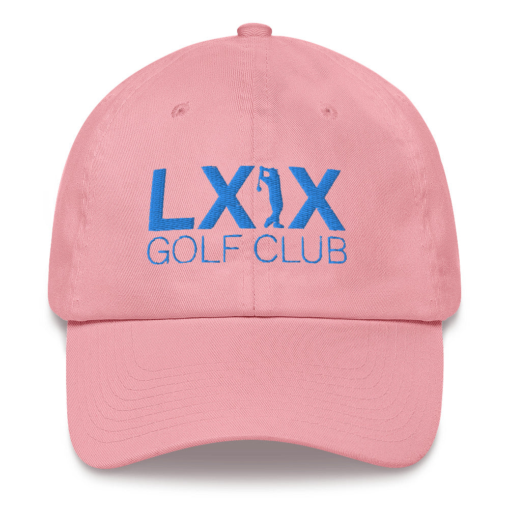 Swinger Logo Dad Hat - Aqua Logo by LXIX GOLF CLUB — view 5
