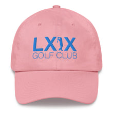Swinger Logo Dad Hat - Aqua Logo by LXIX GOLF CLUB — view 5