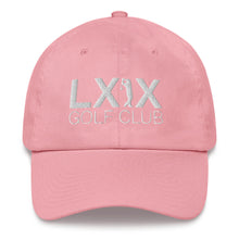 Swinger Logo Dad Hat - White Logo by LXIX GOLF CLUB — view 5