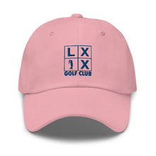 Four Box Logo Dad Hat - Blue Logo by LXIX GOLF CLUB — view 17