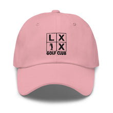 Four Box Logo Dad Hat - Black Logo by LXIX GOLF CLUB — view 16