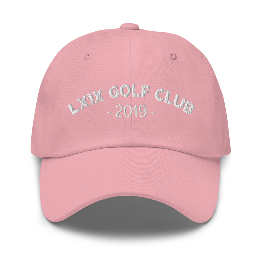 Arch Logo Dad Hat - White Logo by LXIX GOLF CLUB — view 13
