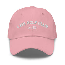 Arch Logo Dad Hat - White Logo by LXIX GOLF CLUB — view 13
