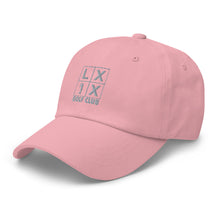 Four Box Logo Dad Hat - Gray Logo by LXIX GOLF CLUB — view 18