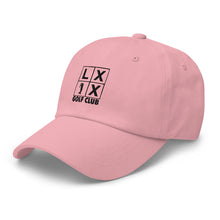Four Box Logo Dad Hat - Black Logo by LXIX GOLF CLUB — view 18